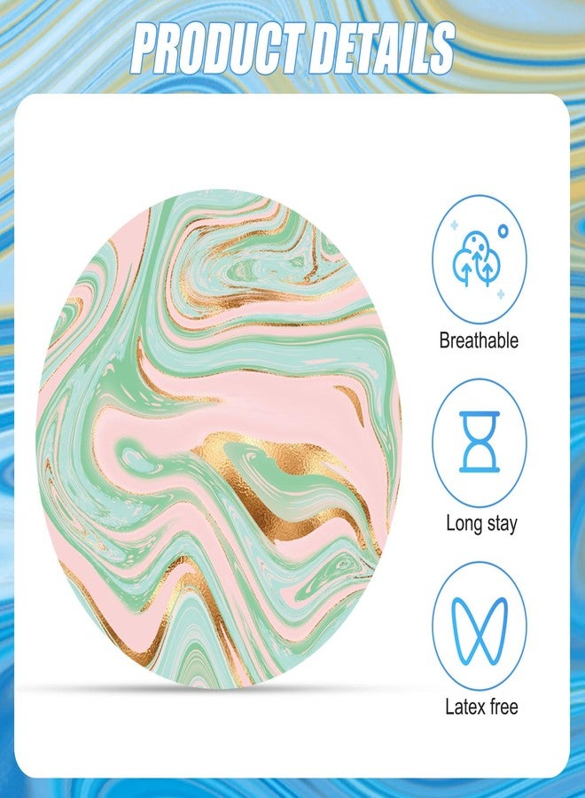 XIHIRCD 25pcs Sensor Covers for Libre 2/3, Waterproof Adhesive Patches Blood Glucose Monitor Patch Sensor Stickers CGM Overpatch Tape Compatible with Libre (Marble Gradient, 5 Styles) - Image 4